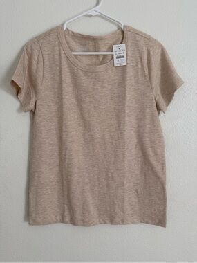J. Crew Factory Girlfriend Tee - Heather Oatmeal